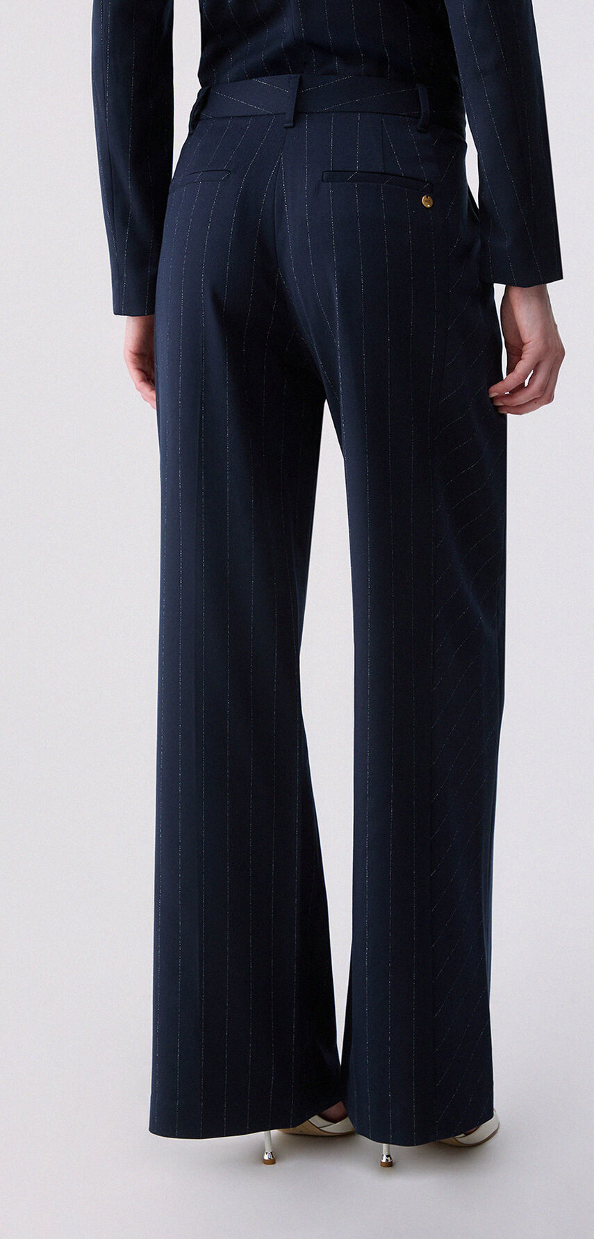 Gestreifte Straight-Hose – Ansicht 2